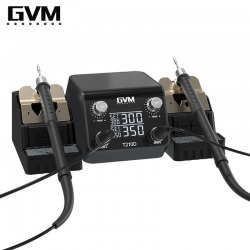 GVM T210D Smart Double Welding Station With T210Soldering Handle Electric Soldering Iron Station for Cell Phone PCB Repair GVM T210D Smart Double Welding Station With T210Soldering Handle Electric Soldering Iron Station for Cell Phone PCB Repair