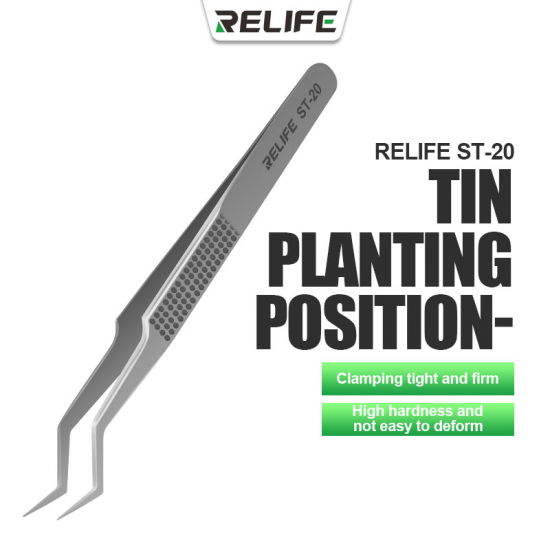 RELIFE ST-20 Chip Placement Tin Positioning Tweezer