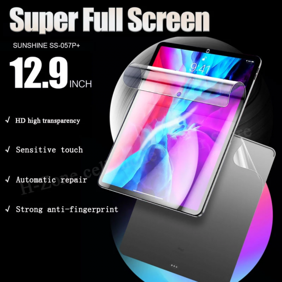 SUNSHINE SS-057P+ Flexible HD Hydrogel Film for iPad Under 12.9 Inch