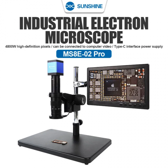 SUNSHINE MS8E-02 PRO Digital Microscopio Electronic HDMI USB Microscope