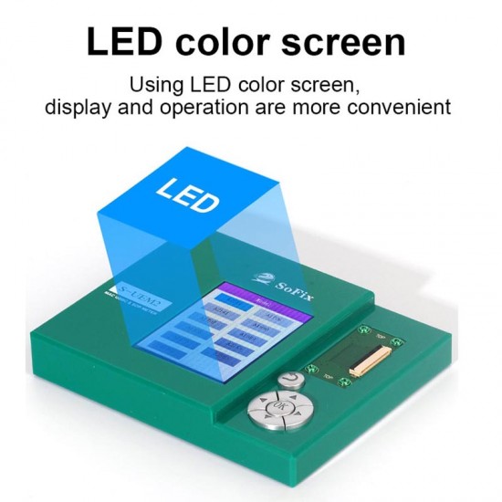 S-UEM2 SoFix Tester USBC & EDP Meter EDP Connector For MacBook Mac Logic Board Screen Test Box Repair Tool