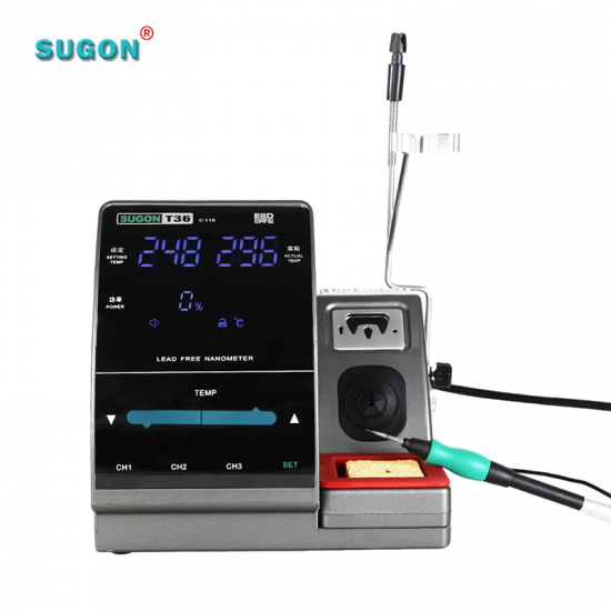 SUGON T36 SMD Soldering Iron With Temperature Control Rework Station For Mobile Phone Repair
