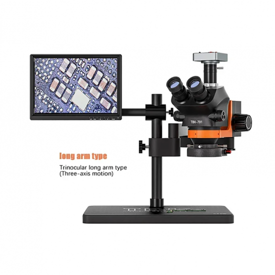 TBK 701 Electron Trinocular Stereo Microscope for Phone Motherboard Repair