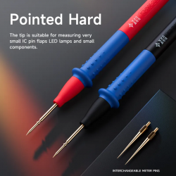 XZZ 20A Super Conducting Multimeter Pen Probe Accurate Measurement Superconductive Needle Current Voltage Test Cable Tools XZZ 20A Super Conducting Multimeter Pen Probe Accurate Measurement Superconductive Needle Current Voltage Test Cable Tools