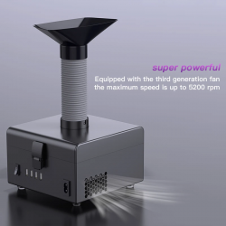 ZJ-802S DeskTop Fume Extractor Soldering Smoke Dust Purification System for Phone Repair Welding Absorbing Smoke ZJ-802S DeskTop Fume Extractor Soldering Smoke Dust Purification System for Phone Repair Welding Absorbing Smoke