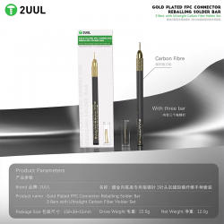 2UUL SC98 Tin Dragging Needle Gold Plated FPC Connector 2UUL SC98 Tin Dragging Needle Gold Plated FPC Connector