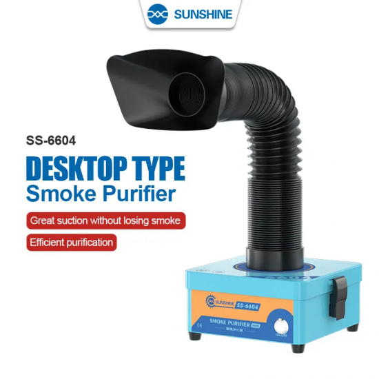 SUNSHINE SS-6604 Smoke Purifier Efficient Purification Fume Extractor
