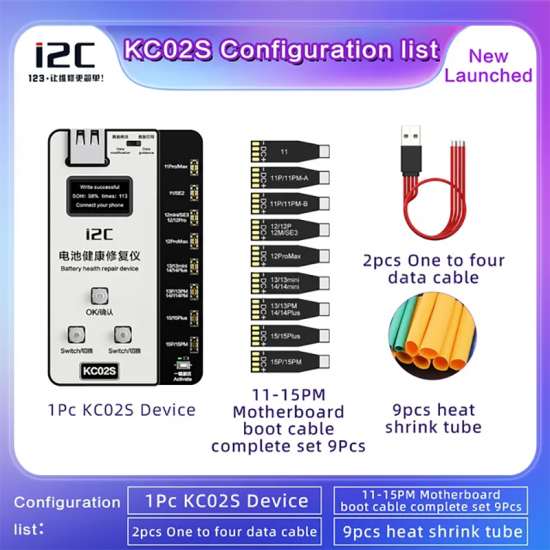 i2C KC02S Battery Health Repair Device