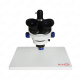 KAISI TX-350e 7X-50X Zoom Stereo Trinocular Microscope