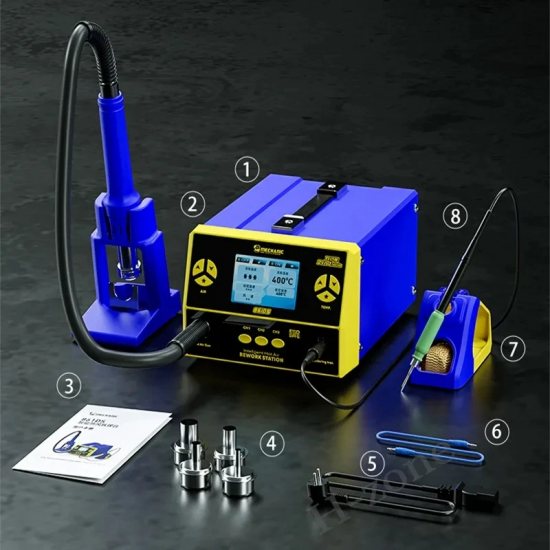 MECHANIC 861DS 2in1 Dual Welding Station Soldering Iron Rework Repair Tool