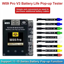 OSS W09 Pro V3 Battery Life Pop-up Tester Battery Health Data Repair Tool OSS W09 Pro V3 Battery Life Pop-up Tester Battery Health Data Repair Tool