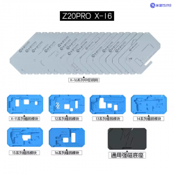 MiJing Z20 Pro Magnetic Stencil Fixture For iPhone X-16 Pro Max Motherboard Middle Layer Reballing Soldering Platform MiJing Z20 Pro Magnetic Stencil Fixture For iPhone X-16 Pro Max Motherboard Middle Layer Reballing Soldering Platform