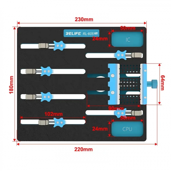 Relife RL-605 Pro Motherboard Repair Fixture For Laptop