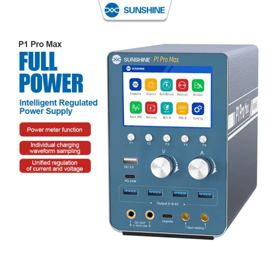 SUNSHINE P1 Pro MAX Intelligent Regulated Power Supply With Waveform Display