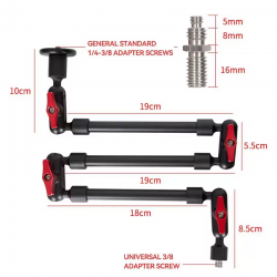 Camera Arm with Tripod Mount Thread Screw Camera Arm with Tripod Mount Thread Screw