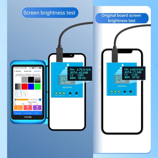 JCID V15PM Professional Screen Tester JCID V15PM iPhone LCD OLED Screen Tester Display Diagnostic Tool