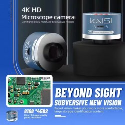Kaisi S8 Trinocular Stereo Microscope Kit 6.7 - 52X Zoom, Simul Focal Feature Ideal for PCB BGA Repair Kaisi S8 Trinocular Stereo Microscope Kit 6.7 - 52X Zoom, Simul Focal Feature Ideal for PCB BGA Repair