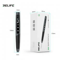RELIFE 210 Intelligent Soldering Iron Compatible with Most 210 Heating Cores RELIFE 210 Intelligent Soldering Iron Compatible with Most 210 Heating Cores