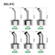 RELIFE 861 Series – Rust-Proof 45° Curved Hot Air Gun Nozzles Set for Repair Work RELIFE 861 Series 4–12mm Angled Hot Air Nozzles for Microscope Soldering and Phone Repair