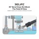 RELIFE 861 Series – Rust-Proof 45° Curved Hot Air Gun Nozzles Set for Repair Work RELIFE 861 Series 4–12mm Angled Hot Air Nozzles for Microscope Soldering and Phone Repair