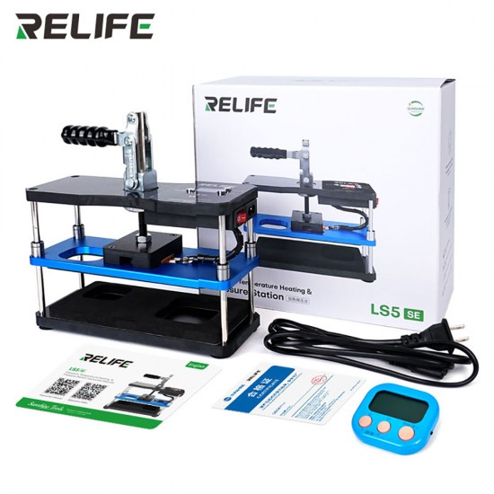 RELIFE LS5 SE Heating & Pressing Station – Professional Mobile Repair Platform RELIFE LS5 SE Heating & Pressing Station – Adjustable Temperature and Dual Pressure for Mobile Phones