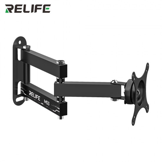 RELIFE MS3 360° Swivel Monitor Mount – Durable and Flexible Display Arm RELIFE MS3 360° Rotating Monitor Mount – Adjustable 14-27" Screen Bracket for Wall or Desk