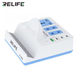 Relife RL-309H 72W QC&PD Integrated Fast Charger Desktop Smart Socket With 15W Wireless Charging