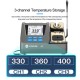 SUNSHINE H3 210 Smart Soldering Station – Professional Soldering Tool SUNSHINE H3 210 Smart Soldering Station with LCD and Auto Sleep