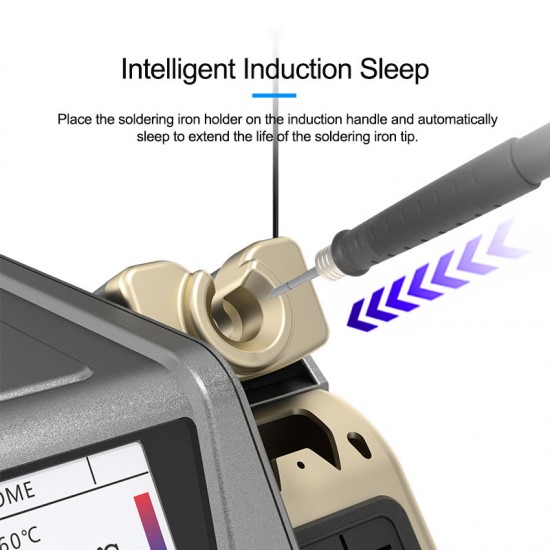 SUNSHINE H3 210 Smart Soldering Station – Professional Soldering Tool SUNSHINE H3 210 Smart Soldering Station with LCD and Auto Sleep