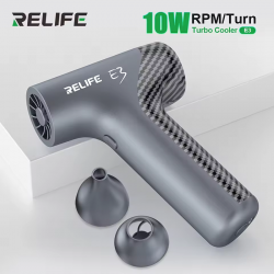 RELFIE E3 10W Turbo Cooler Fan Strong Magnetic Suction Nozzle Aluminum Alloy Fan Blades Speed Brushless Carbon Fibre