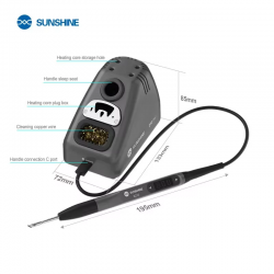 SUNSHINE S210 Pro Electric Soldering Iron with LED and C210 Series Tip Rapid Heating Welding Station SUNSHINE S210 Pro Electric Soldering Iron with LED and C210 Series Tip Rapid Heating Welding Station