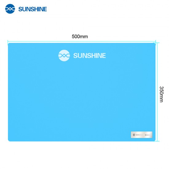 SUNSHINE SS-004F Blue Repair Pad – Thermal Insulation Mat for Electronics SUNSHINE SS-004F Blue Thermal Insulation Pad – Large Heat-Resistant Electronics Repair Mat