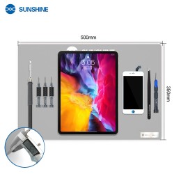 SUNSHINE SS-004F Thermal Insulation Pad Gray – Large Heat-Resistant Repair Mat for Electronics