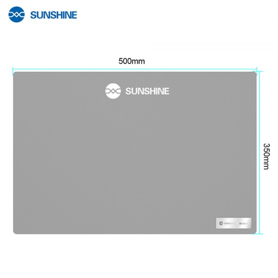 SUNSHINE SS-004F Gray Repair Pad – Thermal Insulation Mat for Electronics SUNSHINE SS-004F Gray Thermal Insulation Pad – Large Heat-Resistant Electronics Repair Mat