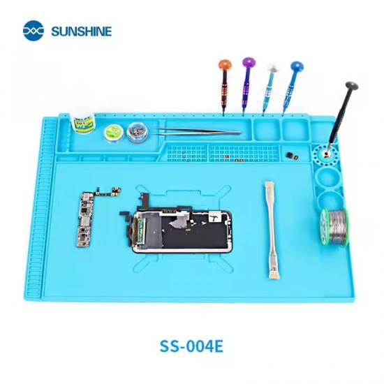 Sunshine SS-004E Magnetic Insulation Silicone Repair Mat Sunshine SS-004E Silicone Magnetic Repair Mat – Heat Resistant Insulation Desk Pad