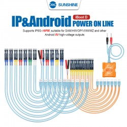 SUNSHINE iBoot D New Phone Power Supply Test Cable For Android & iPhone Series Models