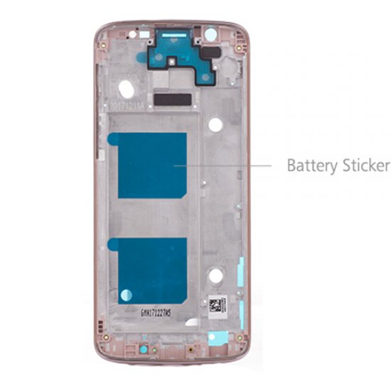  Motorola Moto G6 Front Housing Pink Original