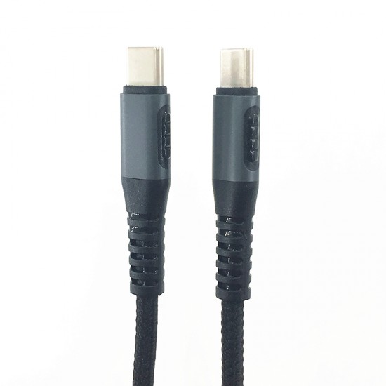 1M Type-C to Type-C Charging Cable Thread Data Cable