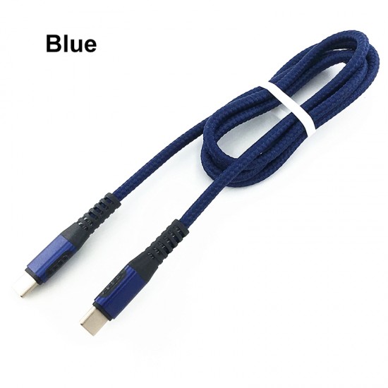 1M Type-C to Type-C Charging Cable Thread Data Cable