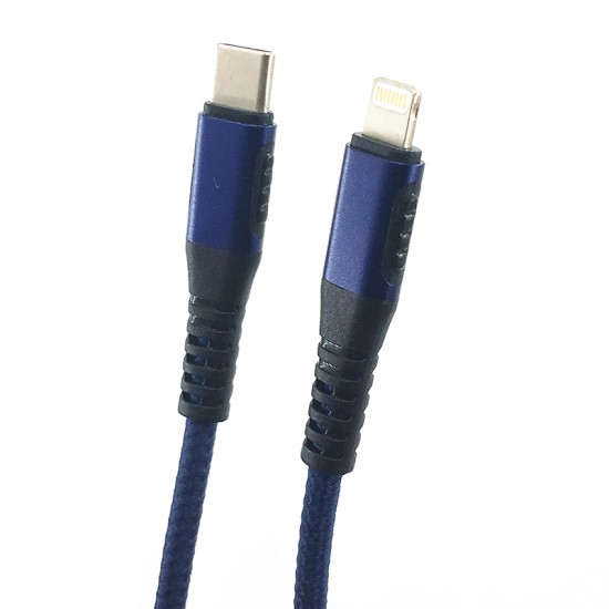 1M Type-C to Lightning Charging Cable Thread Data Cable