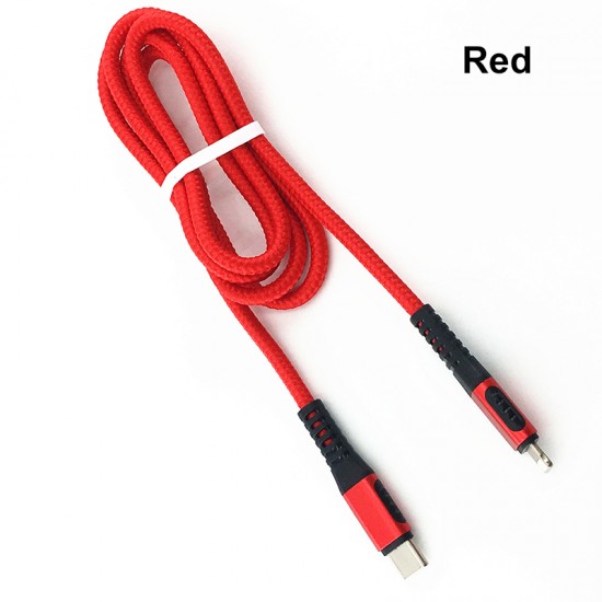 1M Type-C to Lightning Charging Cable Thread Data Cable