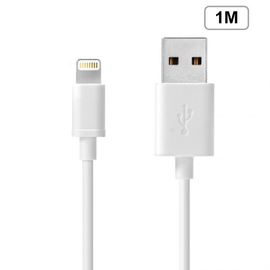 1M 8 Pins Lightning Dock USB Data Cable for iPhone 5/5s/6/7/8