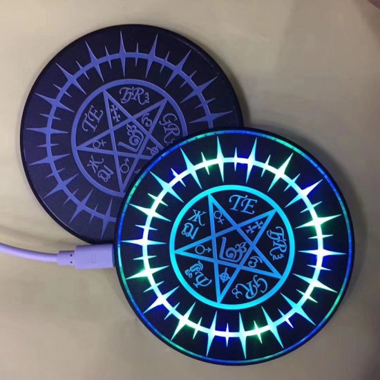 KD-1 10W Fast Charge Magic Circle Wireless charger for iPhone Samsung Huawei Xiaomi dedicated wireless charging mobile phone