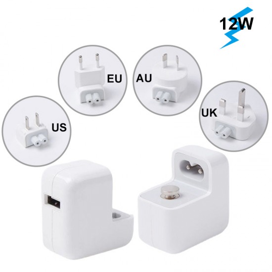 12W Fast USB Charger for iPad Tablet iPhone 6 6s 7 8 X 11 12 13 Charger Portable Fast Charge USB Power Adapter 5.2V 2.4A
