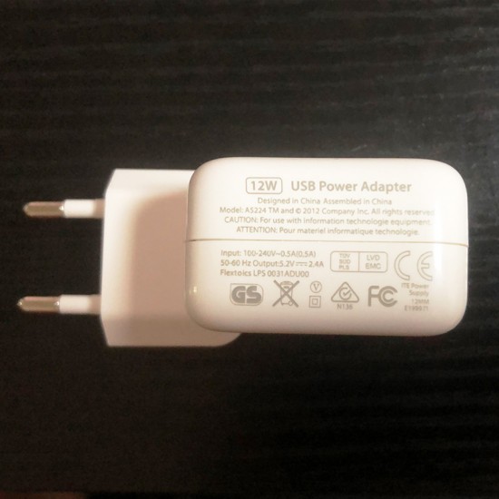 12W Fast USB Charger for iPad Tablet iPhone 6 6s 7 8 X 11 12 13 Charger Portable Fast Charge USB Power Adapter 5.2V 2.4A