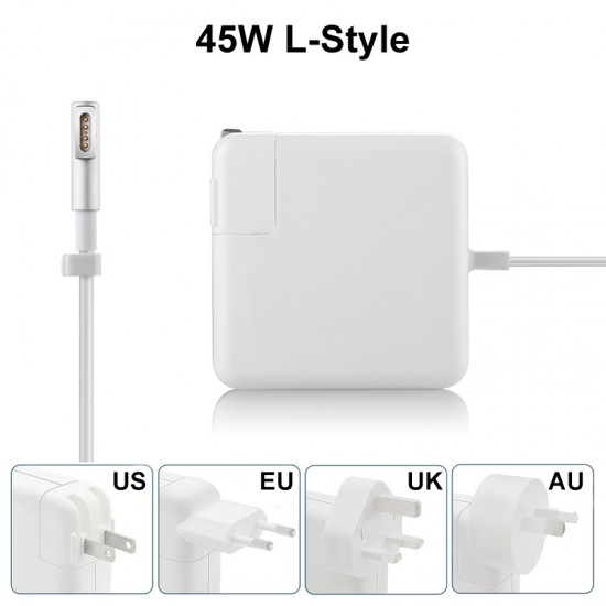 MagSafe Power Adapter 45W L-Style Connector EU/AU/UK/US Version Can Be Selected
