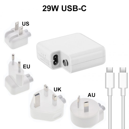 MagSafe 3 29W USB-C Type-C Power Adapter Charger with Cable EU/AU/UK/US Version Can Be Selected