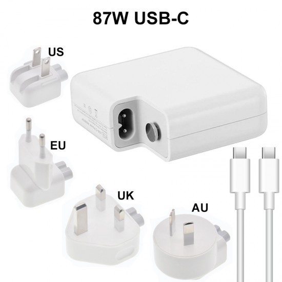 MagSafe 3 87W USB-C Type-C Power Adapter Charger with Cable EU/AU/UK/US Version Can Be Selected