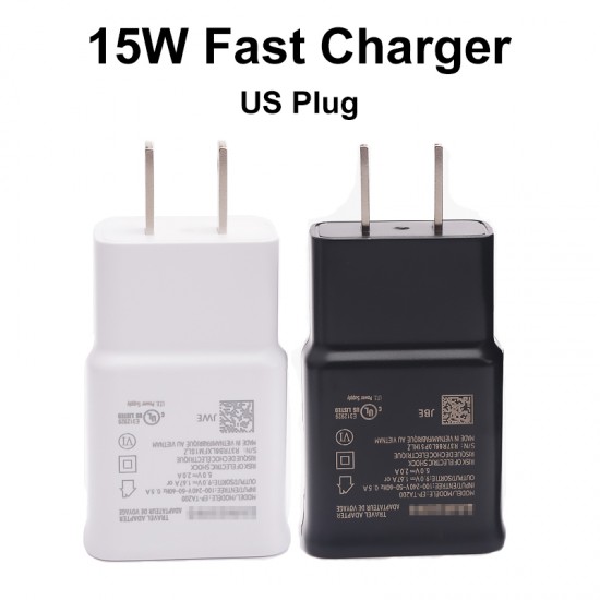 15W Fast Charger For Samsung Galaxy S10 USB Power Adaptor US Plug