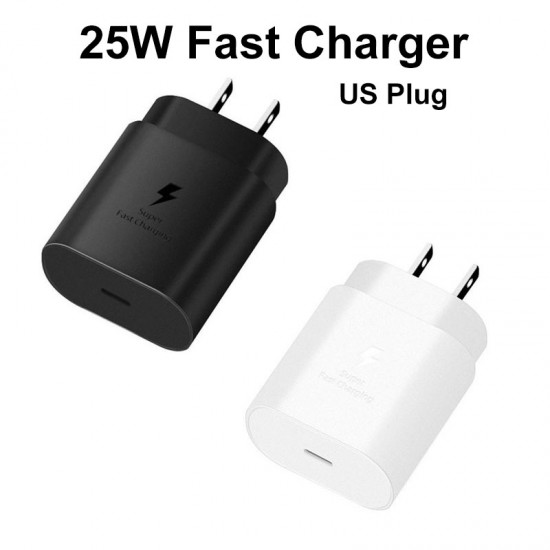 25W Fast Charger For Samsung Galaxy Note10 USB Power Adaptor US Plug